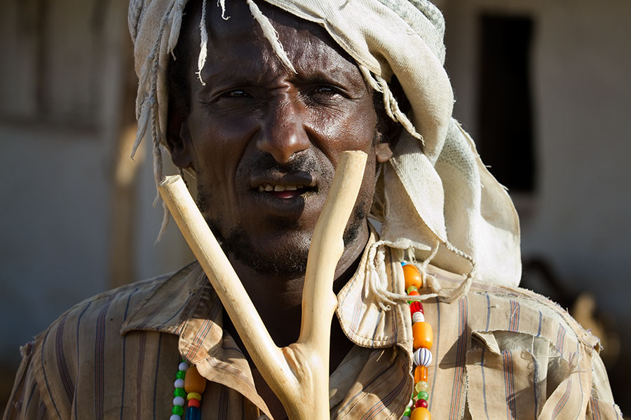 188   Man near the Tomb of Sheikh Hussein   Ethiopia